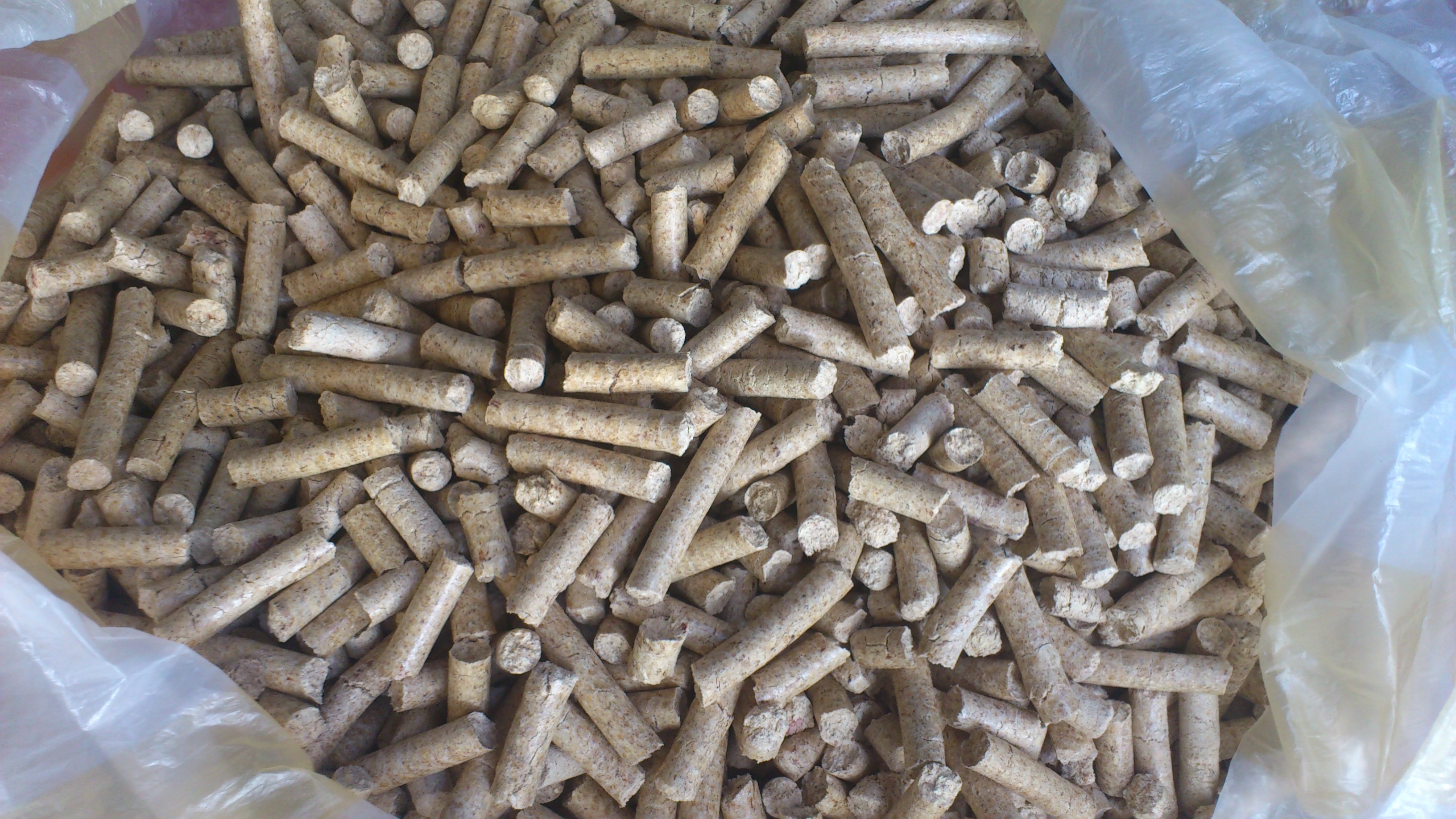 Bûches de bois compressé densifié pour chauffage domestique au poêle à bois