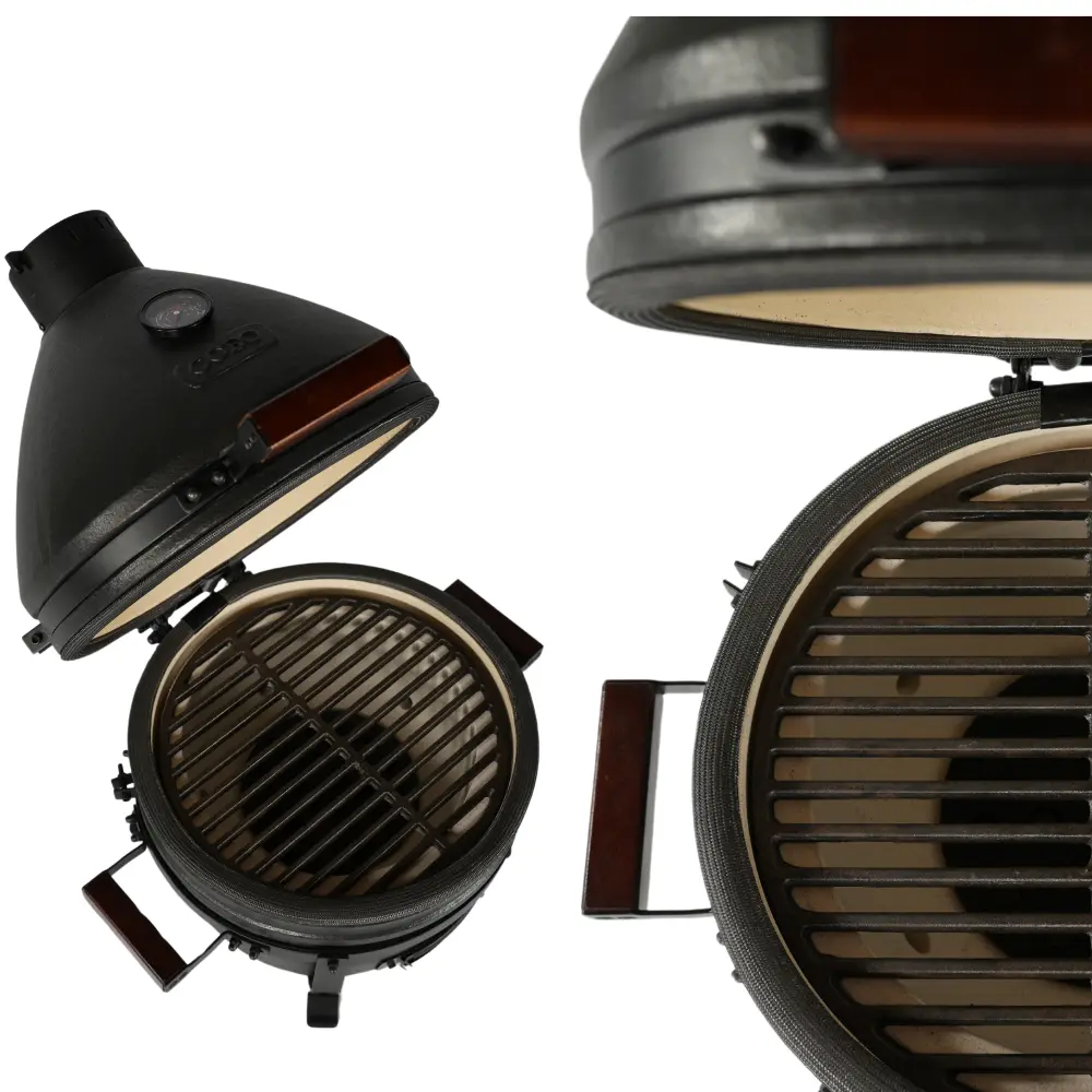 Kamado céramique COEO QUATRO Large en cuisine professionnelle de restaurant, comparatif 2026