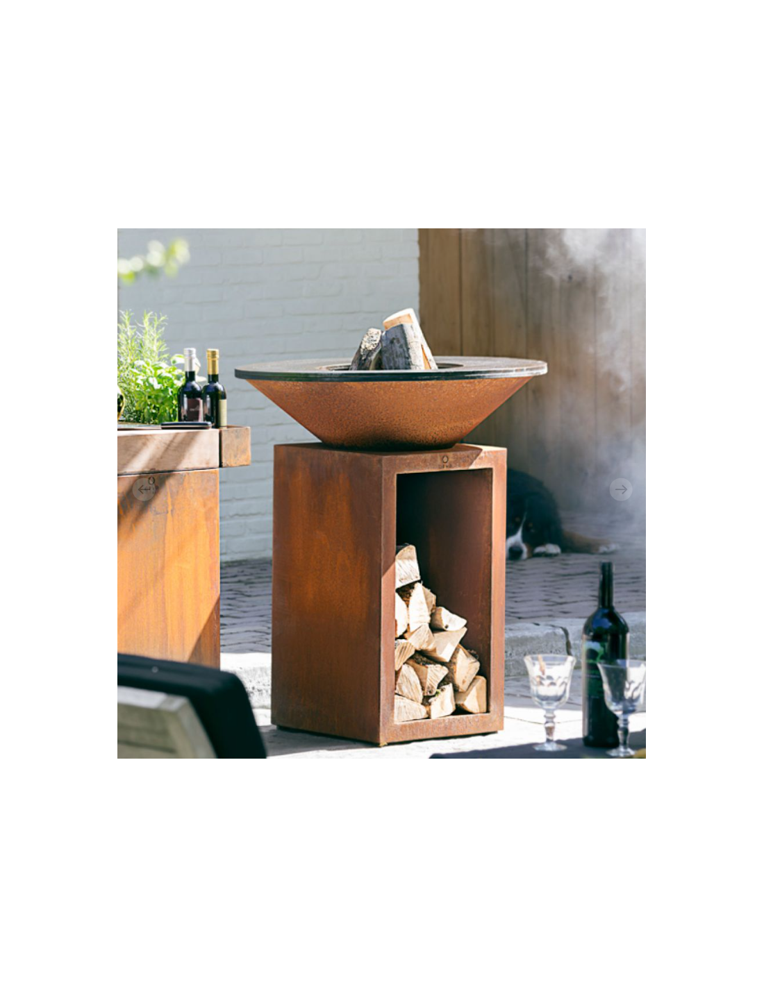 Ofyr Classic 85 corten steel brasero
