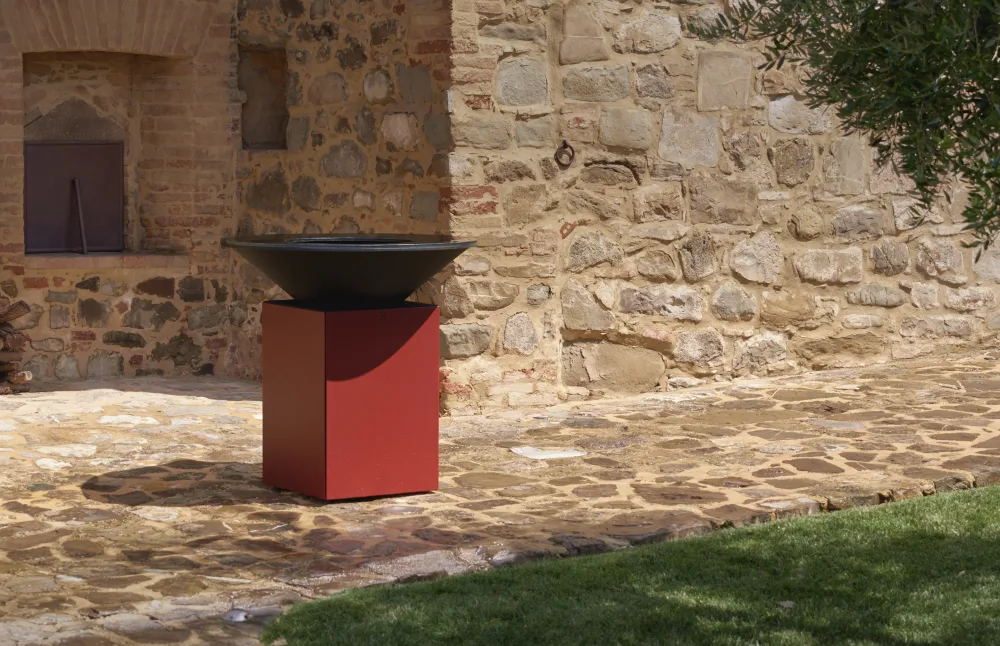 OFYR Classic 100, brasero plancha en acier Corten